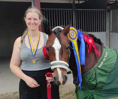 Post 93 of Show jumping with title Distriktsmästare 2024