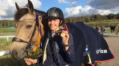 Post 421 of Show jumping with title Distriktsmästare 2018