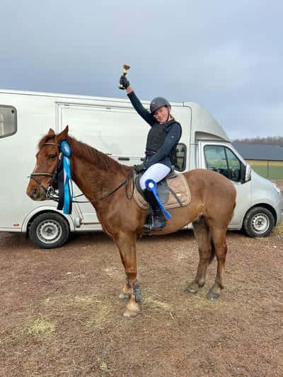 Post 133 of Show jumping with title Bra start på året ❤️🐴