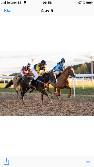 Inlägg 35 av Galopp med titeln Vinst på bro park