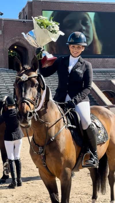 Post 64 of Show jumping with title Bästa Olle levererade på stadion i Stockholm ❤️⭐️