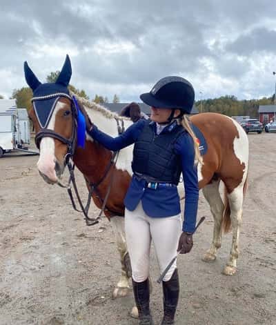 Post 340 of Show jumping with title 2:a plats med laget i div:II