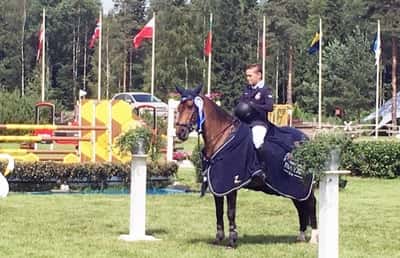 Post 16 of Show jumping with title NM-Guld Finland 🥇