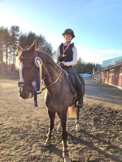 Inlägg 8 av Morganhäst med titeln Km mästare🥇🤍🙈😚