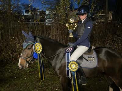 Post 288 of Show jumping with title 2:a på ungponny SM 2022