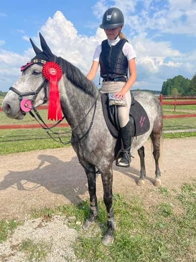 Post 400 of Show jumping with title 4de plats i lätt c