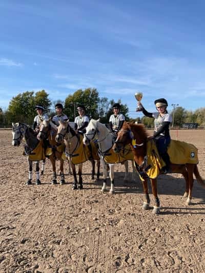 Inlägg 6 av Dansk Sportponny med titeln LAG SM GULD🏆🌟
