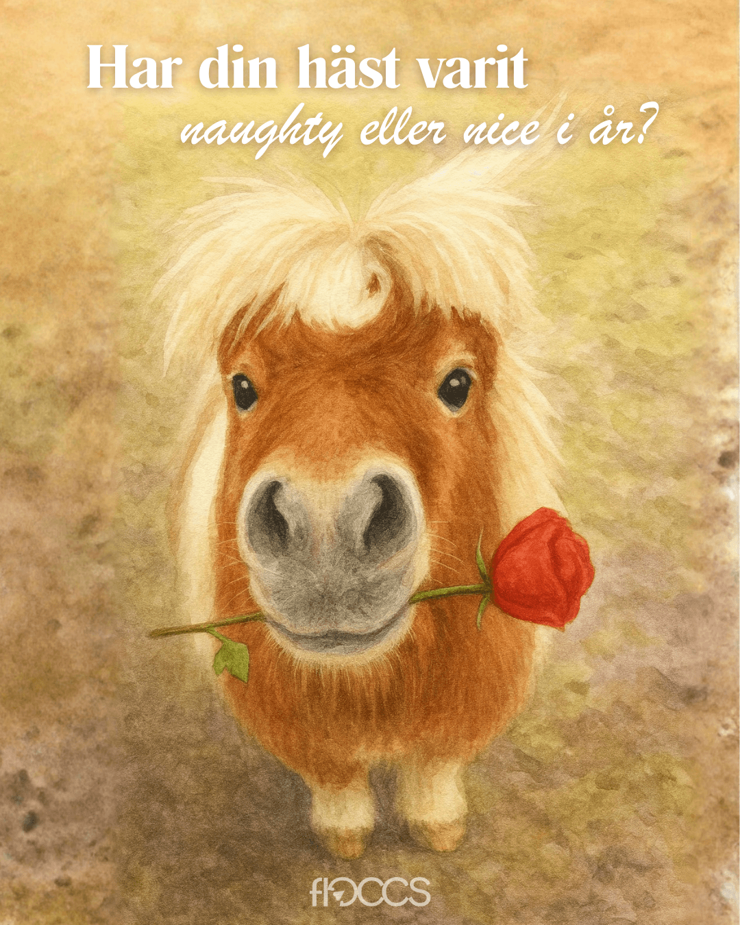 Motif 4 - Pony with rose