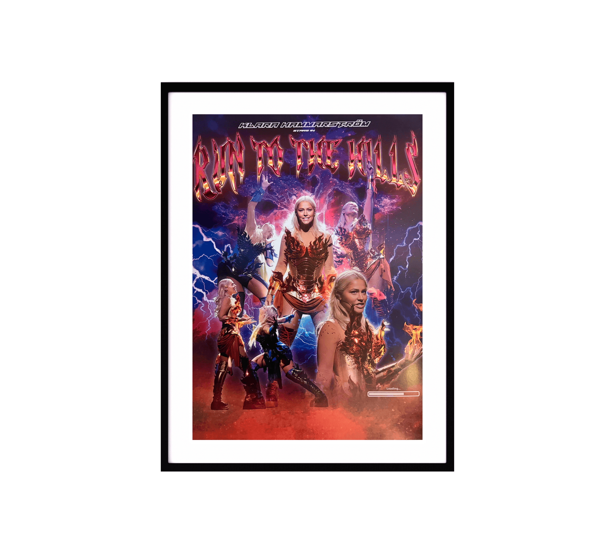 Klara Hammarströms officiella "Run to the Hills" poster