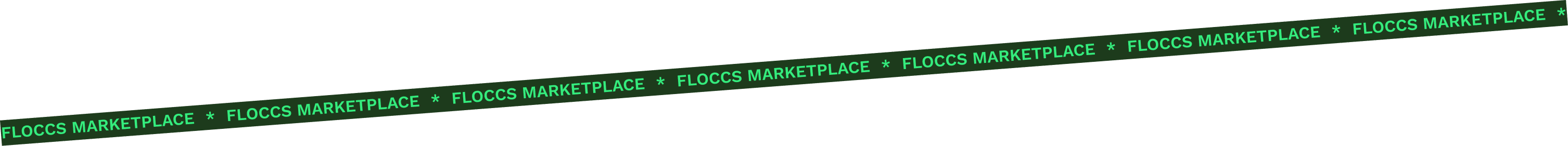 Green marketplace banner