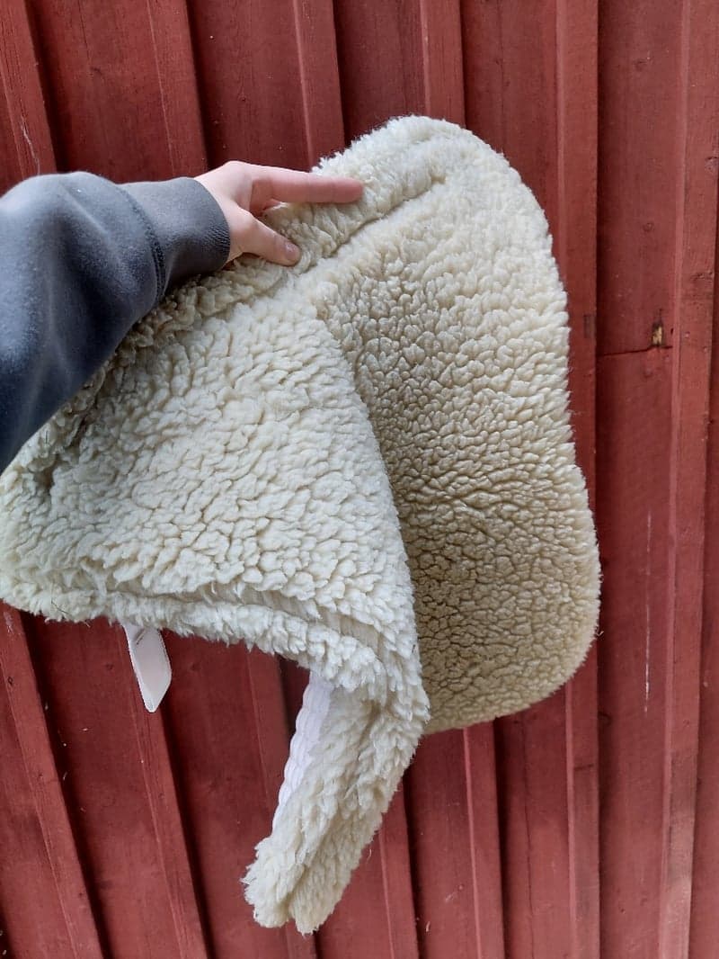 Bild 3 av White saddle pad