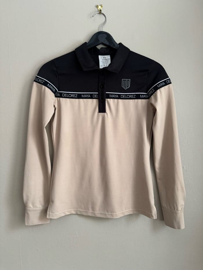 Media 1 av Beigesvart ridtröja från Maya Delorez