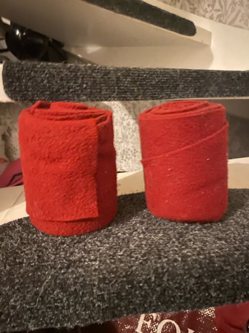 Bild 1 av Vinröd benlindor