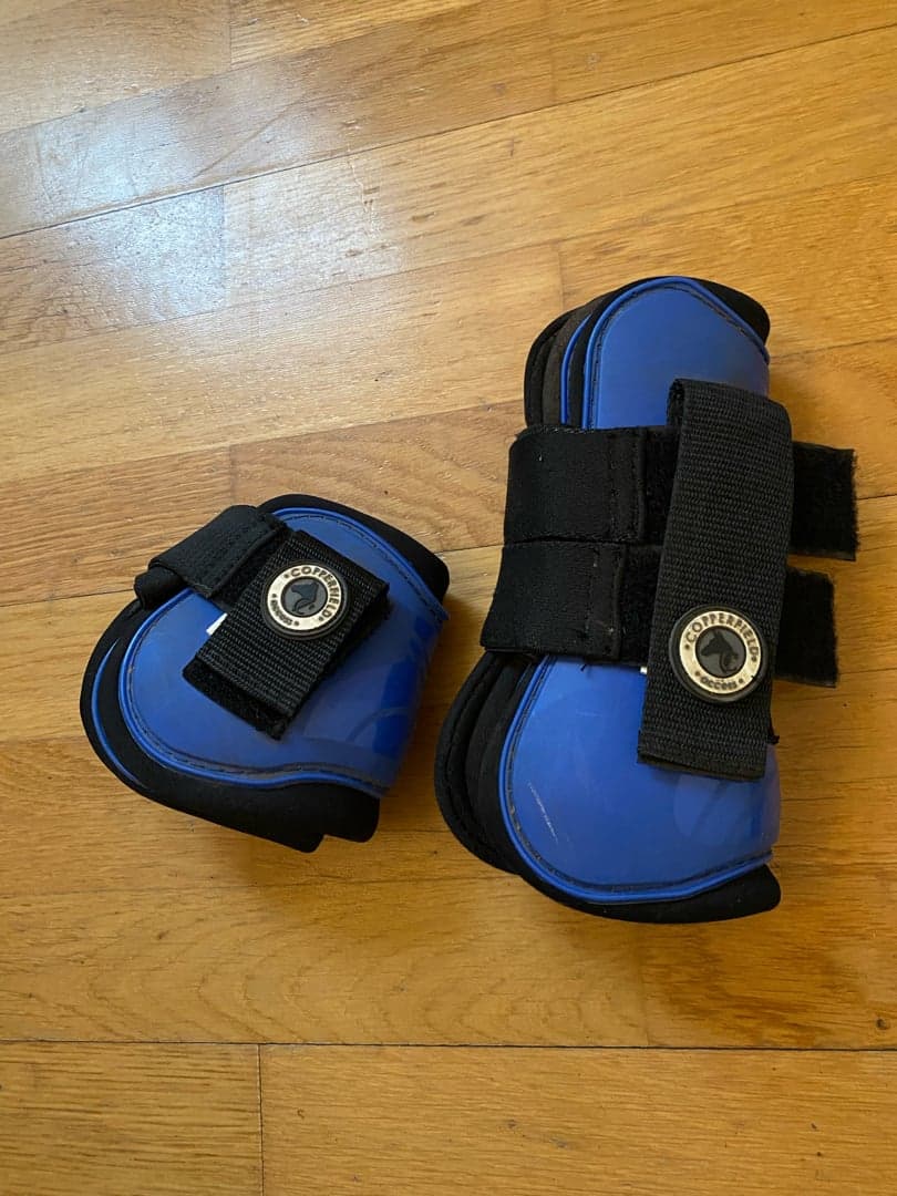 Bild 1 av Blå benskydd från Copperfield access