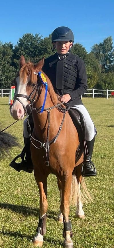 Inlägg 17 av Welsh Cob med titeln Adam och Diego vinner LC i Färs Härad