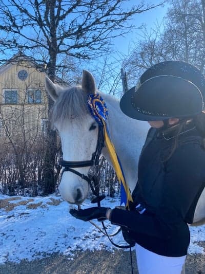 Inlägg 225 av Hoppning med titeln Vi van årets första tävling 😍🥇