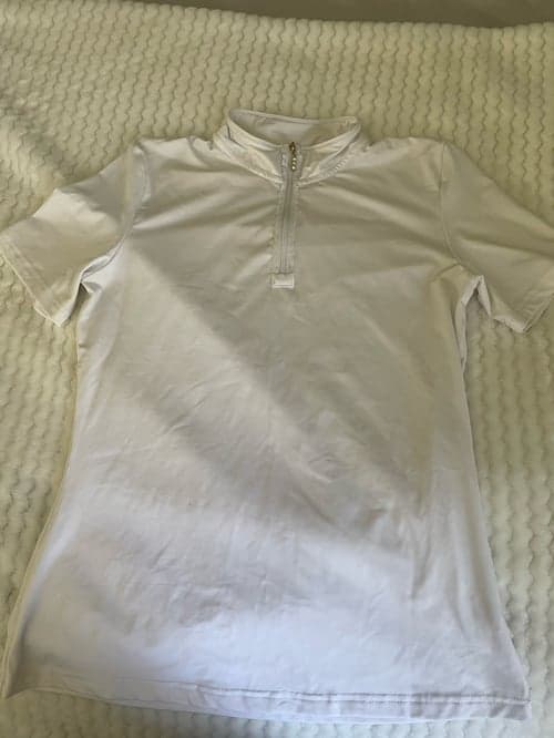 Bild av Vit tävlings T-shirt med fin detalj