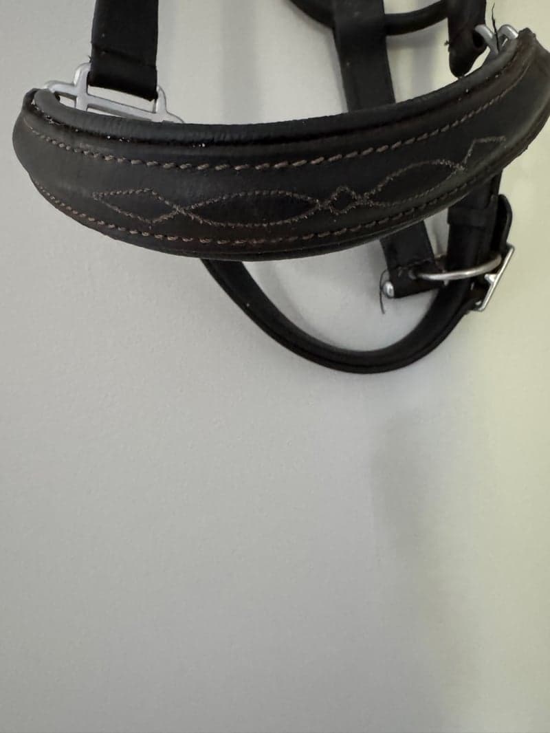 Bild 2 av Svart lädergrimma