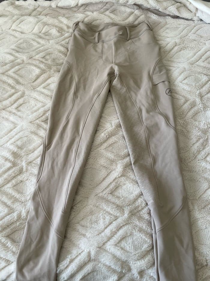 Media 1 of Beige ridbyxor