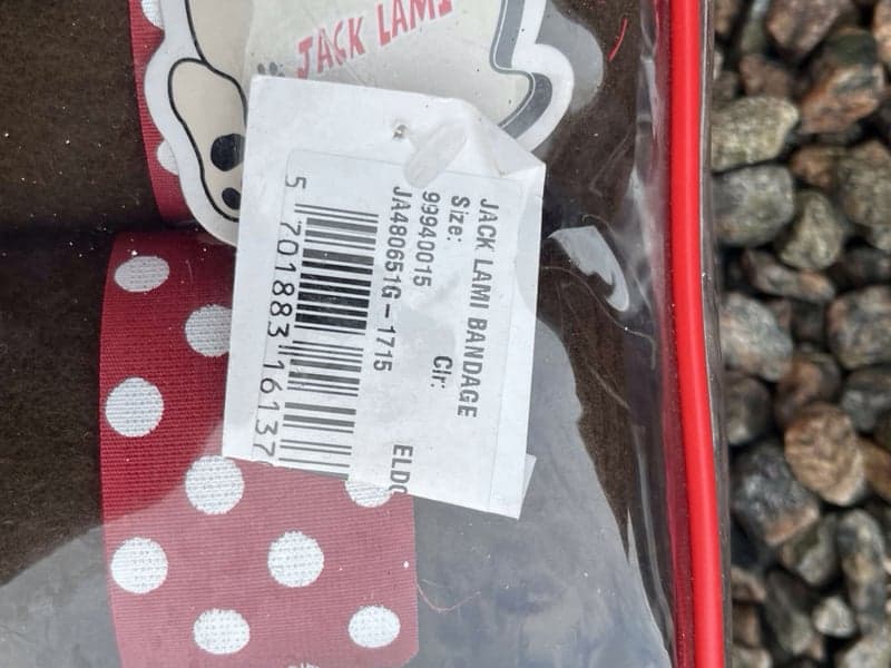 Bild 3 av Röd/röda/vita benlindor 