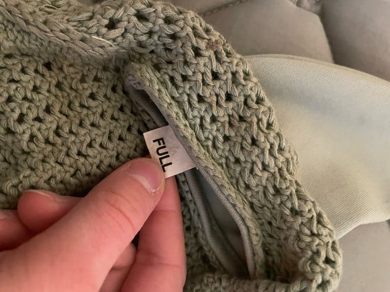 Image 3 of Mint grönt schabrak + huva 