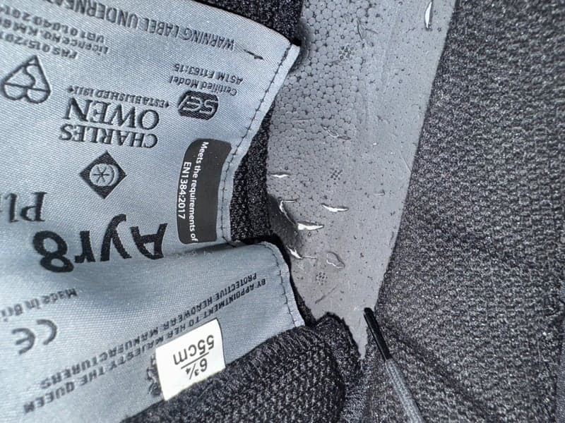 Bild 3 av Charla Owen hjälm i marinblått med glitter 