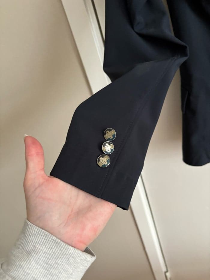 Media 6 of Mörkblå kavaj från Kingsland, strl 36