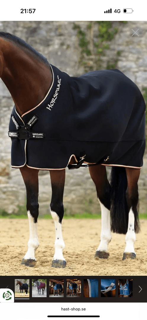 Bild av Svart täcke från Horseware