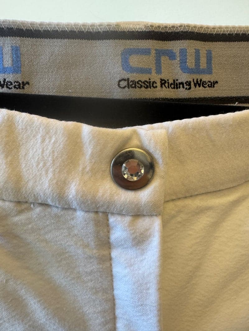 Bild 3 av Vita tävlingridbyxor från CRW