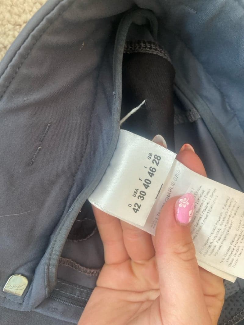 Bild 3 av Grå ridbyxor från cava grip