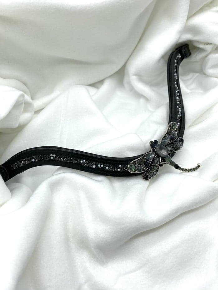 Media 1 av Svart pannband FULL med strass