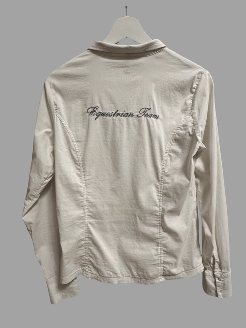 Bild 2 av Vit långärmad ridskjorta 