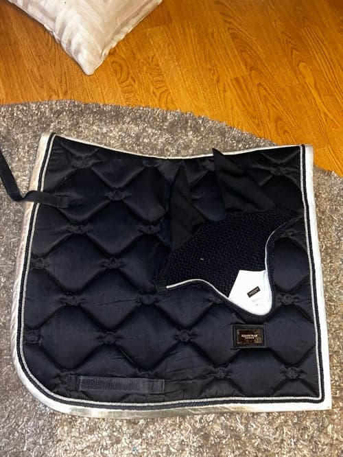 Bild av Marinblått schabrak med huva från Equestrian Stockholm