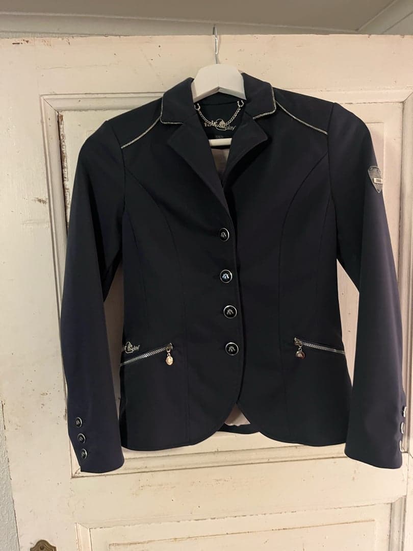 Bild 1 av Mörkblå fairplay kavaj barn storlek 152