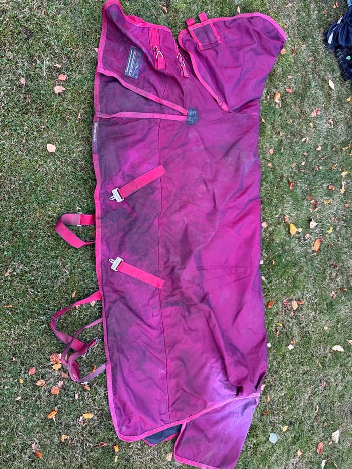 Media 1 of Rött vintertäcke från Shires