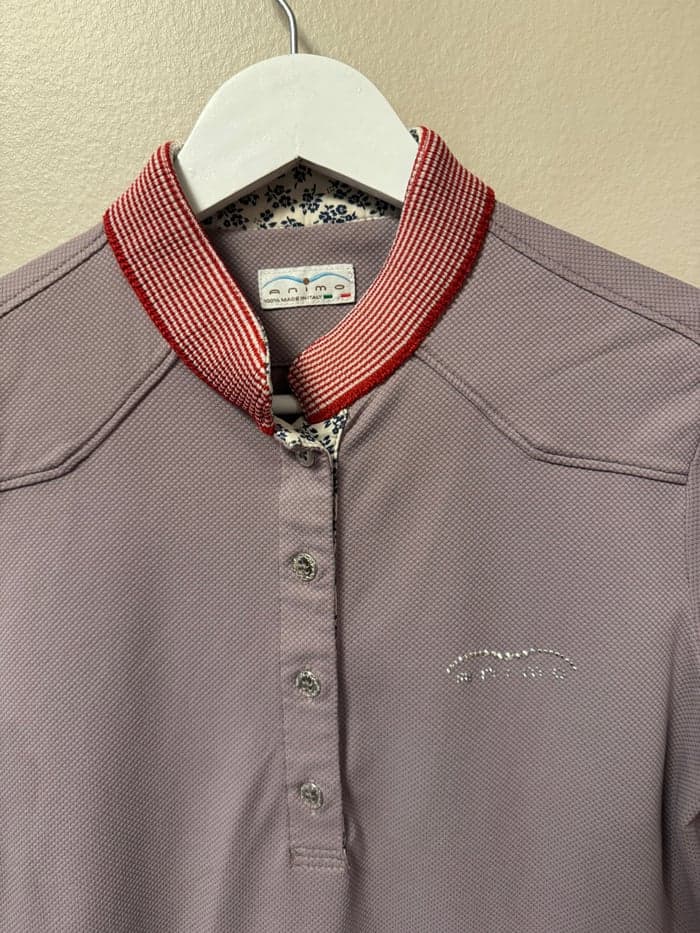 Media 3 of Lila kortärmad ridskjorya från Animo