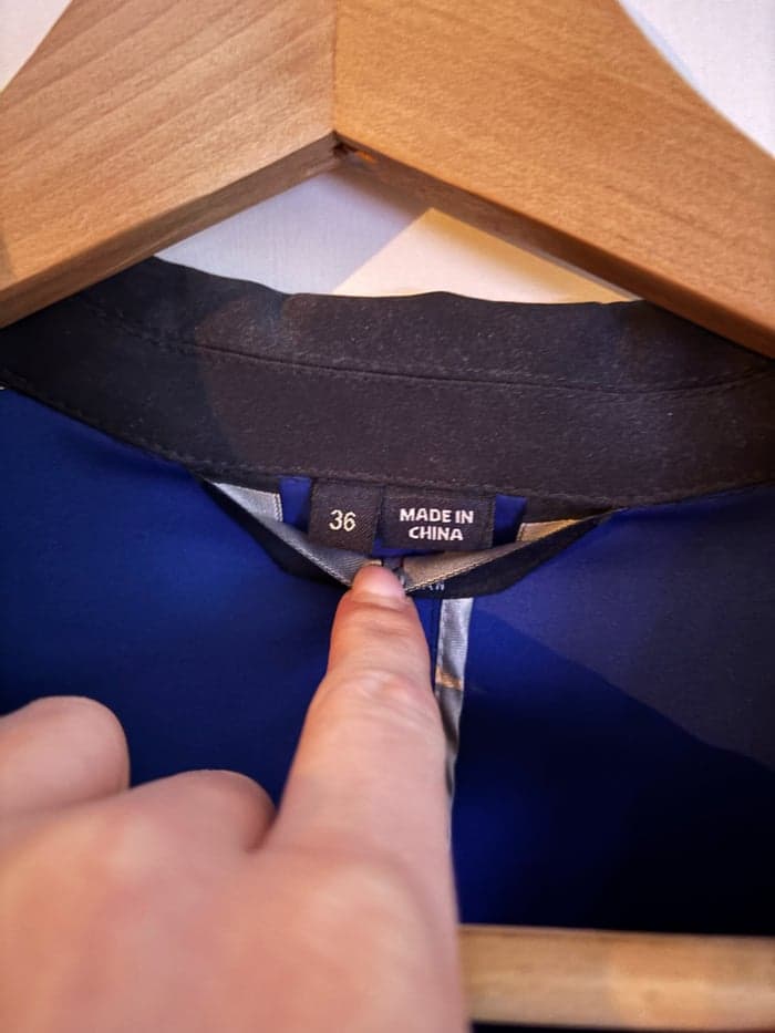 Media 8 of Mörkblå kavaj från Kingsland, strl 36