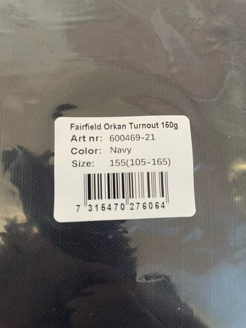 Bild av Mörkblått utomhustäcke från Fairfield