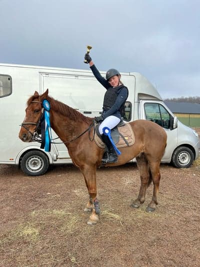 Inlägg 133 av Hoppning med titeln Bra start på året ❤️🐴