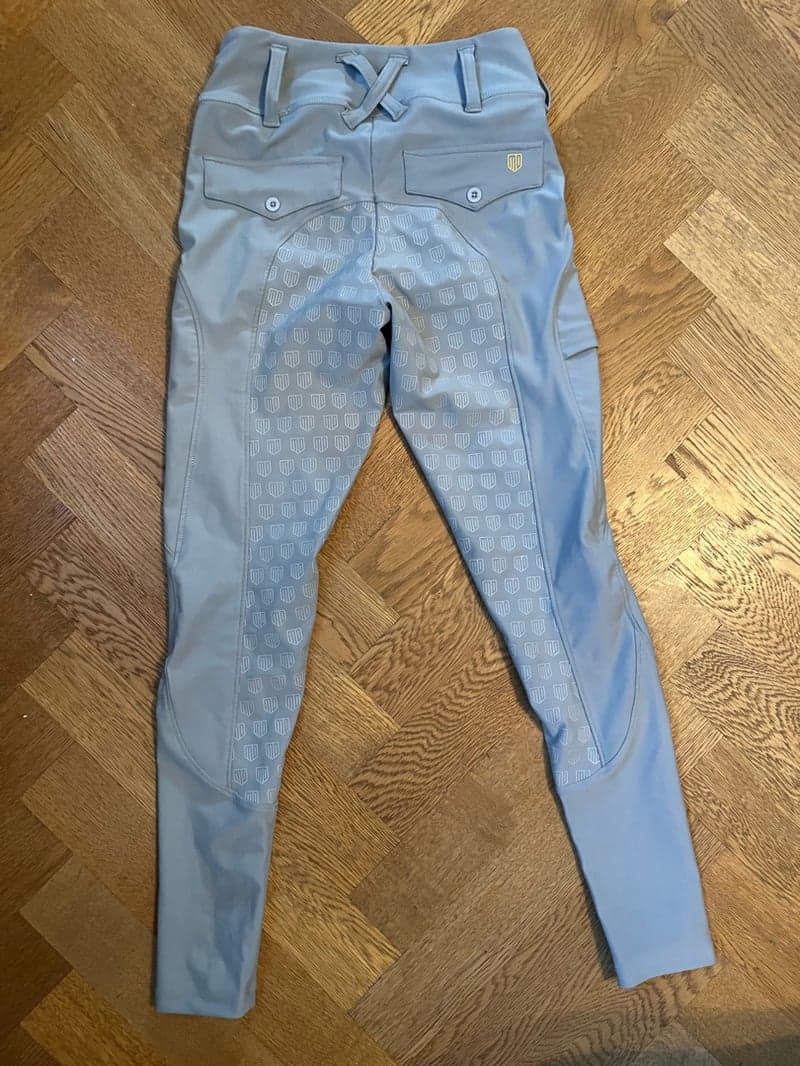 Bild 2 av Ljusgrå ridbyxor