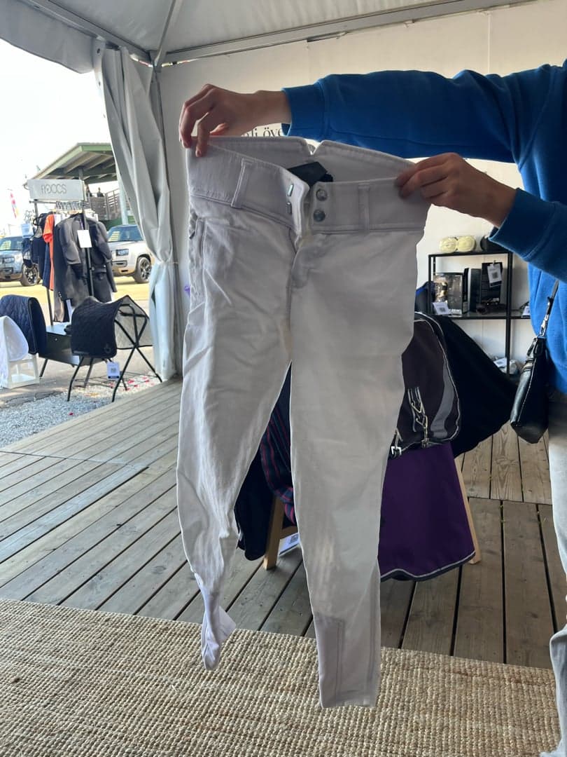 Bild 1 av Vita ridbyxor