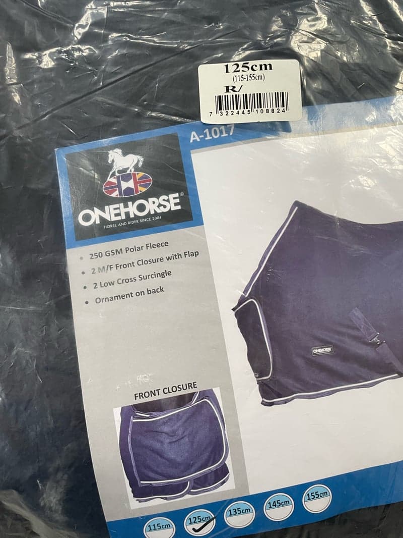 Bild 2 av Mörkblått fleecetäcke från ONEHORSE