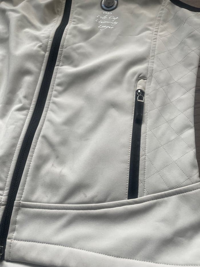 Media 9 of Beige HV Polo fleecefodrad väst storlek L