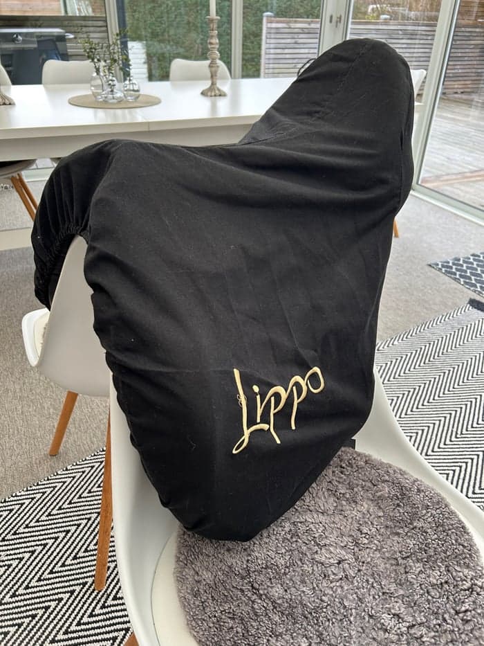 Media 9 av Svart dressyr sadel från Lippo Azzario Supreme 16,5