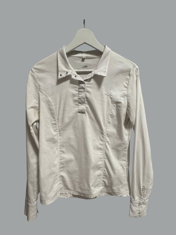 Media 1 av Vit långärmad ridskjorta 