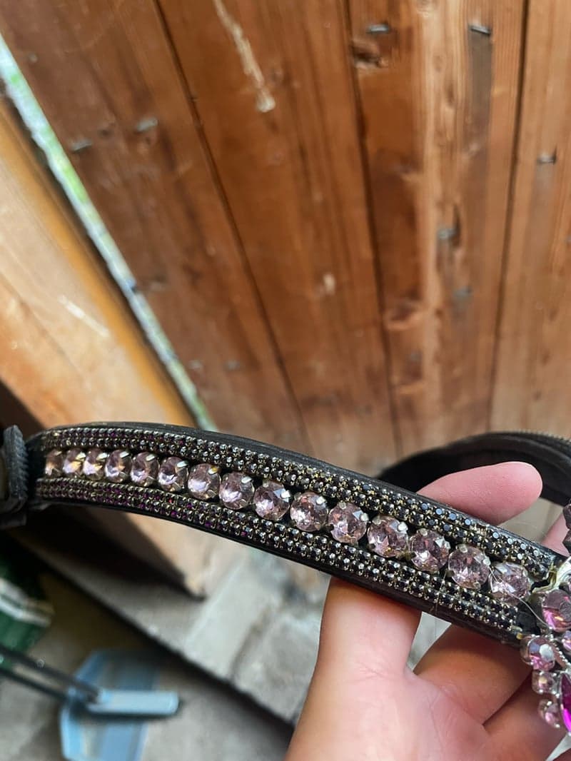 Bild 2 av Lila/rosa bling pannband