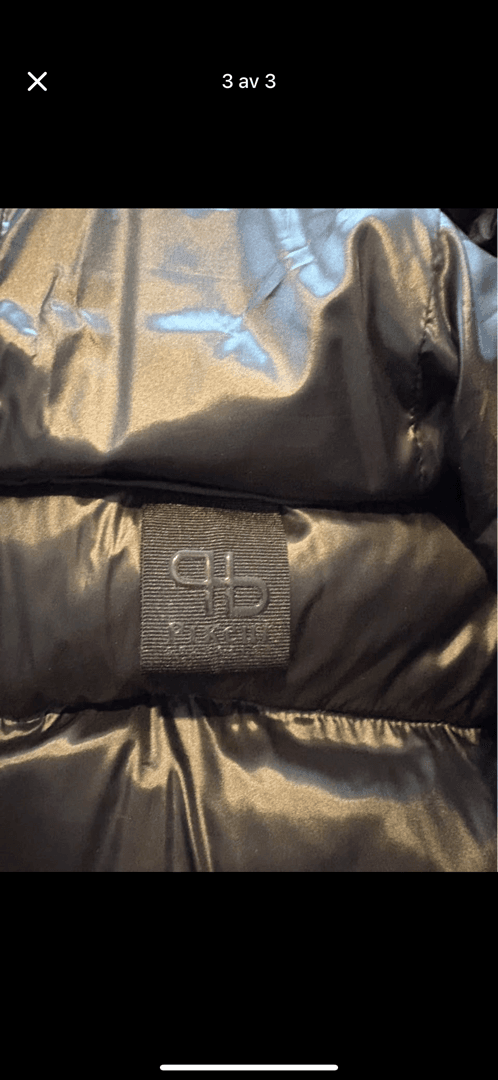 Media 3 av Svart dunjacka. PIKEUR selection quilt jacka 