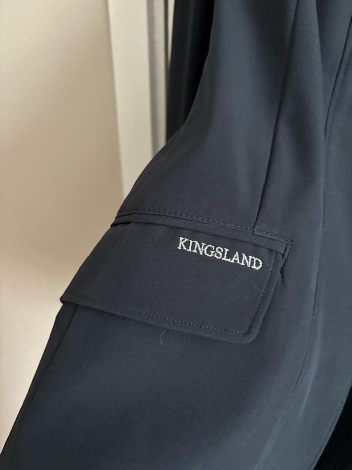 Media 3 of Mörkblå kavaj från Kingsland, strl 36