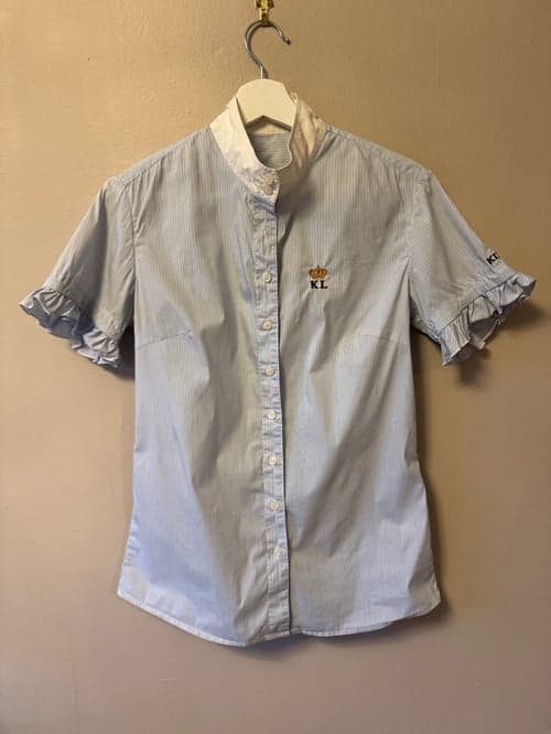 Bild av Blå randig kortärmad tävlingstopp från Kingsland