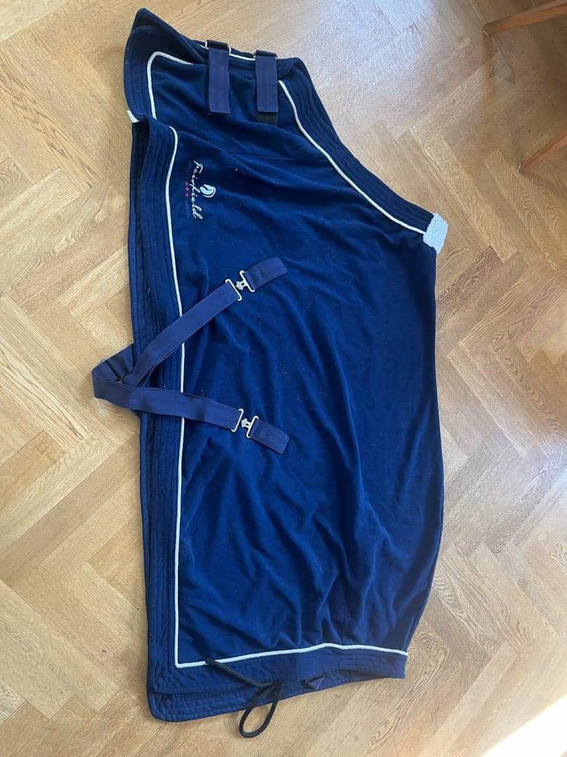 Bild 1 av Mörkblått Fleecetäcke 